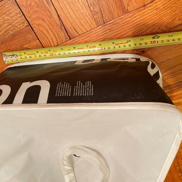 NEW 1 Lululemon Large Reusable Shopping Gift Bag Tote Black and white - Picture 3 of 5